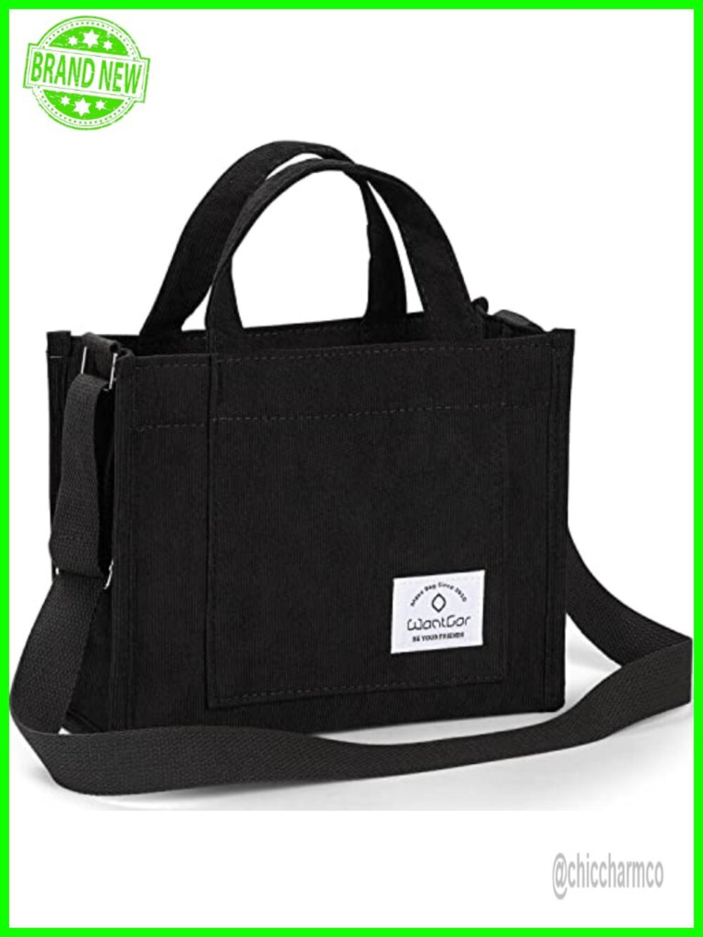 Corduroy Tote Bag Crossbody Shoulder Handbag Adjustable Strap